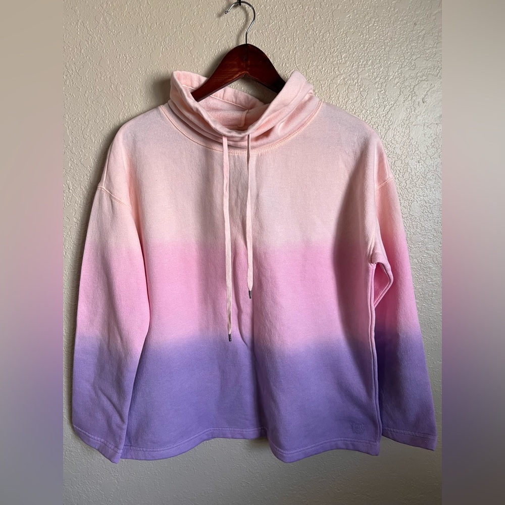 Chaps Pink and Purple Ombre Hoodie